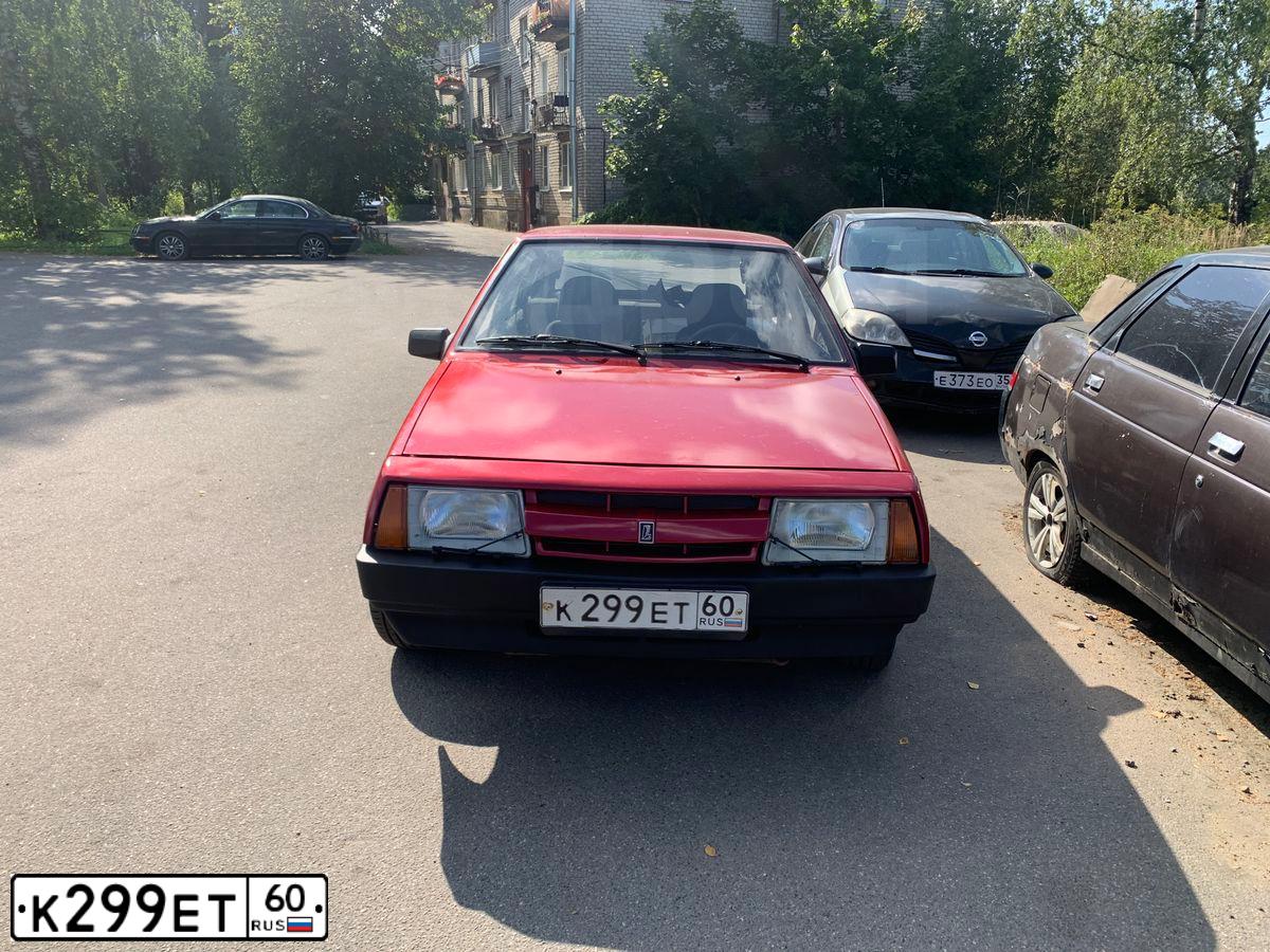 Фото автомобиля LADA 2109 SAMARA, 2002 — госномер К299ЕТ60. Цвет: СЕРО-ЗОЛОТИСТЫЙ
