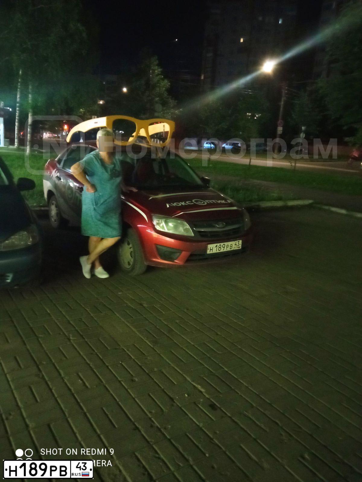 Фото автомобиля LADA 2190 GRANTA, 2018 — госномер Н189РВ43. Цвет: КРАСНЫЙ