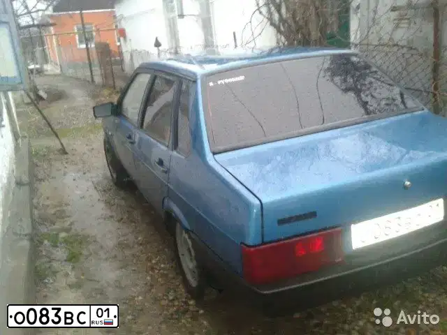 Фото автомобиля LADA 2109 SAMARA, 1997 — госномер Х100СС123. Цвет: АКВАМАРИН