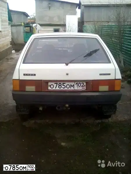 Фото автомобиля LADA 2109 SAMARA, 1998 — госномер О785ОМ102. Цвет: БЕЛЫЙ