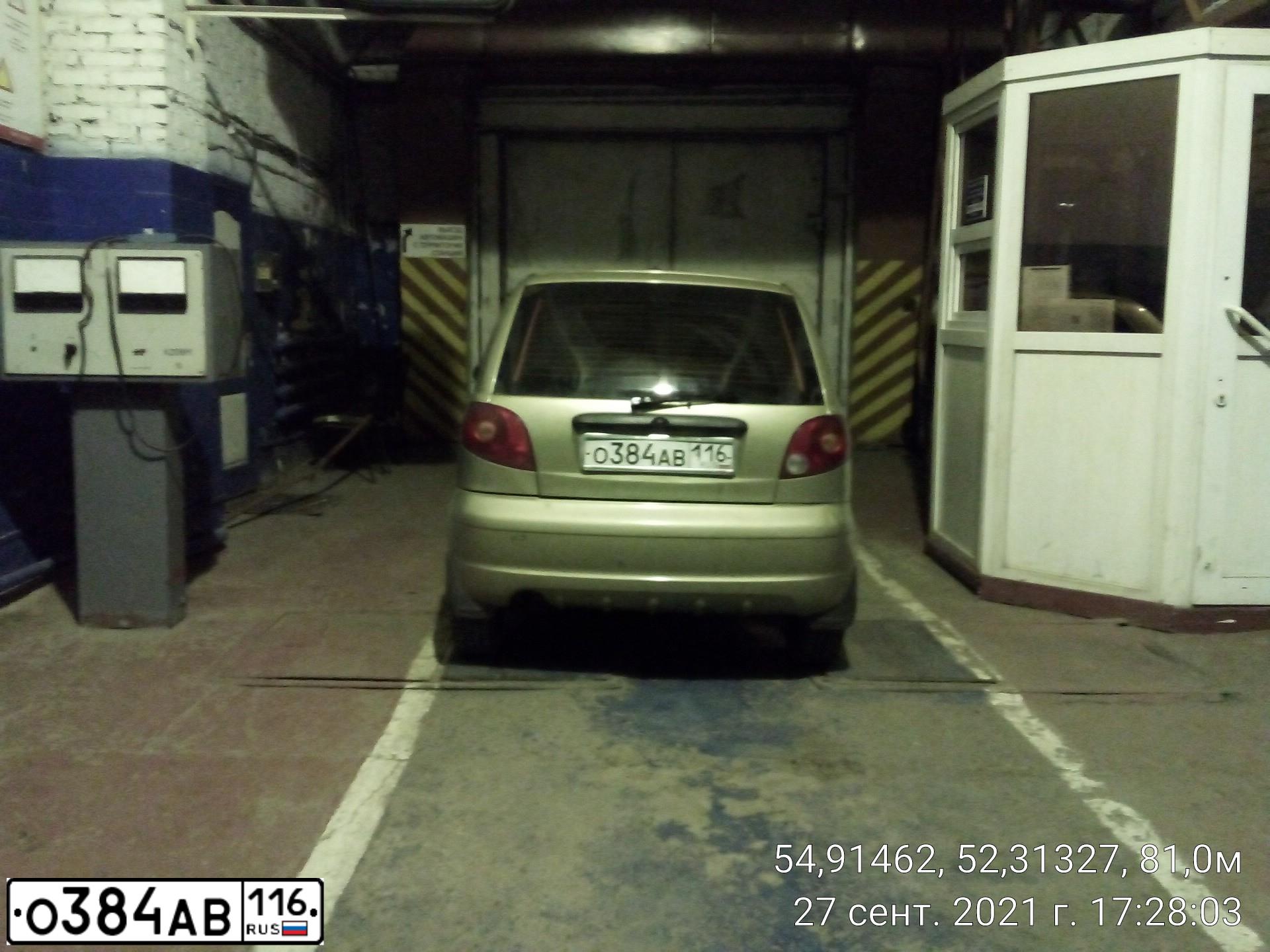 Фото автомобиля DAEWOO MATIZ, 2007 — госномер О384АВ116. Цвет: ПЕСОЧНО-БЕЖЕВЫЙ