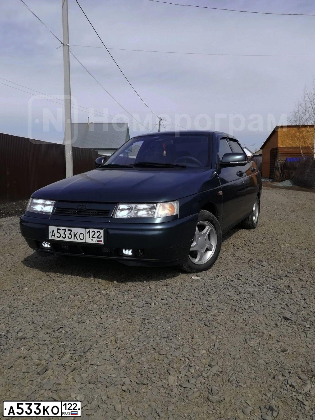 Фото автомобиля LADA 2110 LADA, 2001 — госномер А533КО122. Цвет: ТЕМНЫЙ СЕРО-СИНИЙ МЕТАЛИК