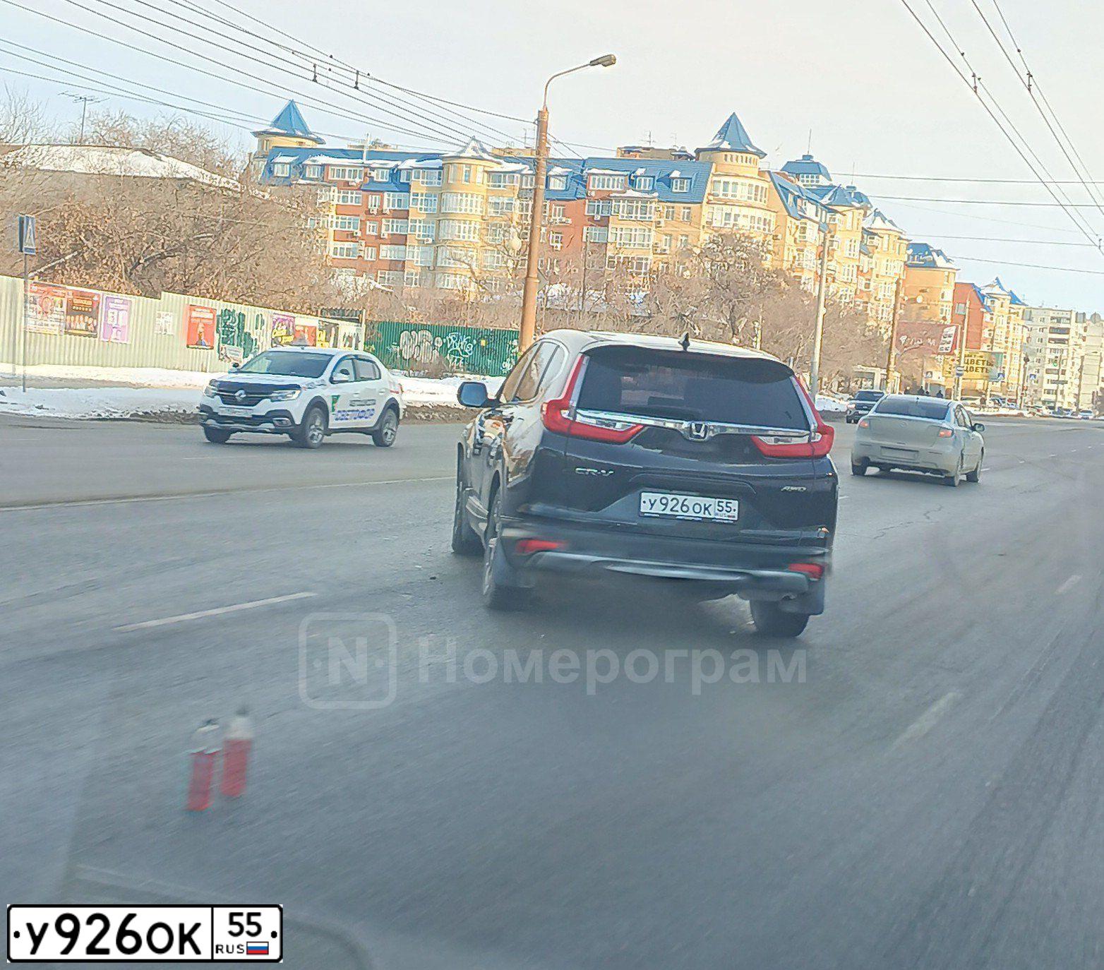 Фото автомобиля HONDA CR-V, 2018 — госномер О716СС750. Цвет: ЧЕРНЫЙ