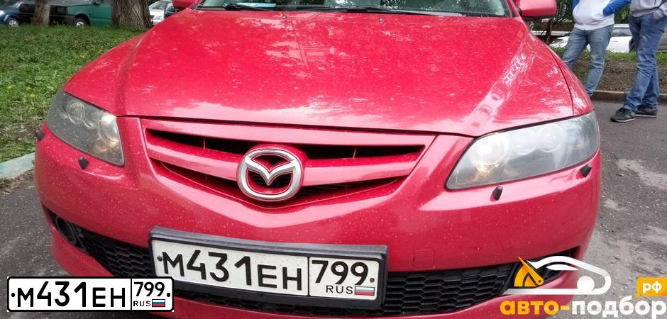 Фото автомобиля MAZDA 6, 2007 — госномер Р404РХ777. Цвет: Красный