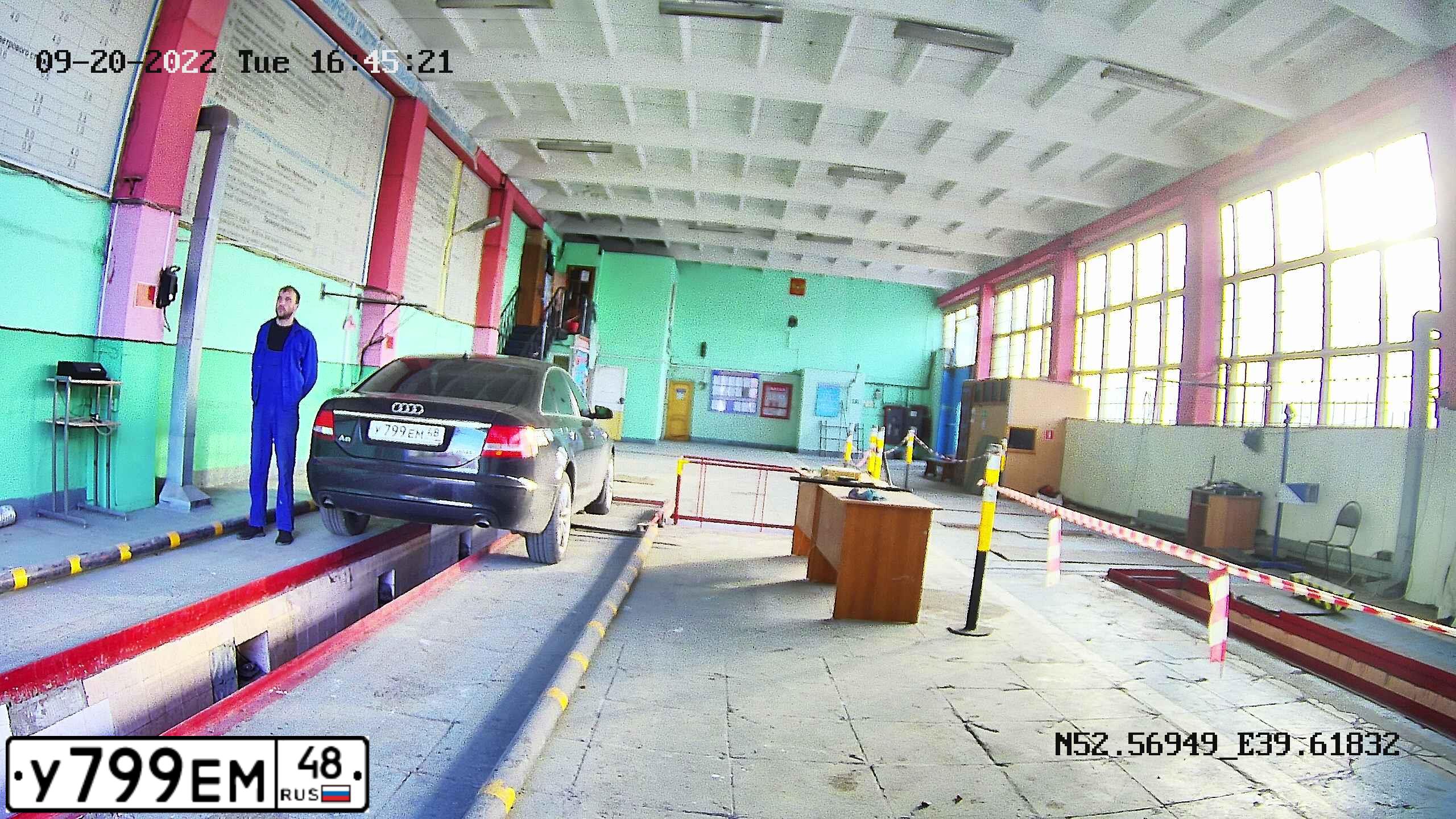 Фото автомобиля AUDI A6, 2008 — госномер У799ЕМ48. Цвет: ЧЕРНЫЙ