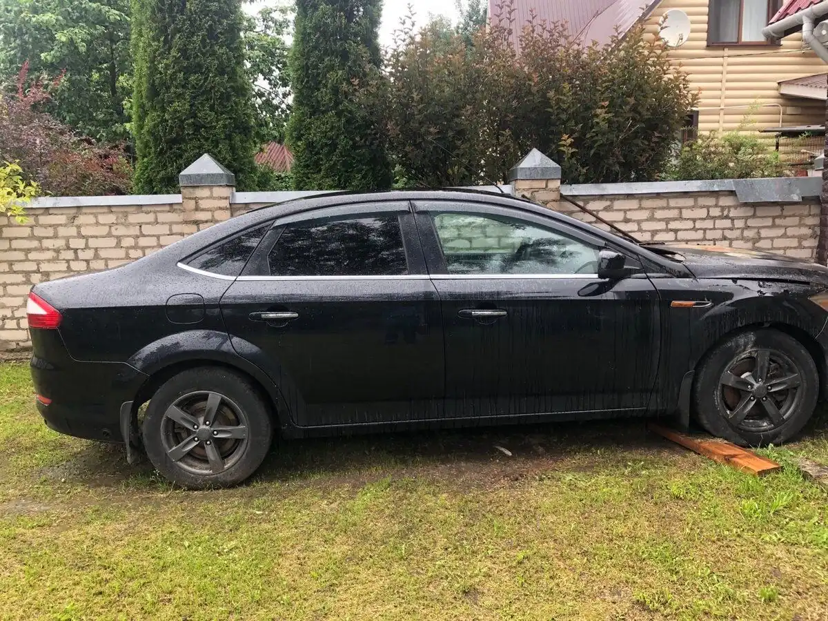 Фото автомобиля FORD MONDEO, 2008 — госномер М077ЕА67. Цвет: ЧЕРНЫЙ