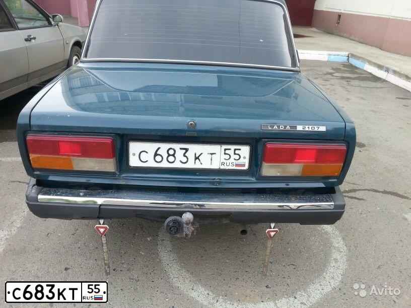 Фото автомобиля LADA 2107, 2005 — госномер С683КТ55. Цвет: сине-зеленый