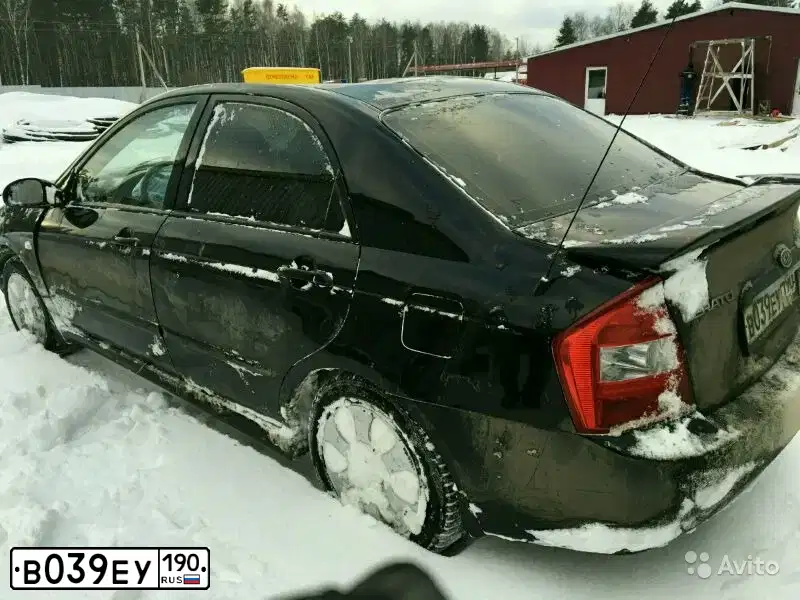 Фото автомобиля KIA CERATO, 2004 — госномер В670МА763. Цвет: ЧЕРНЫЙ