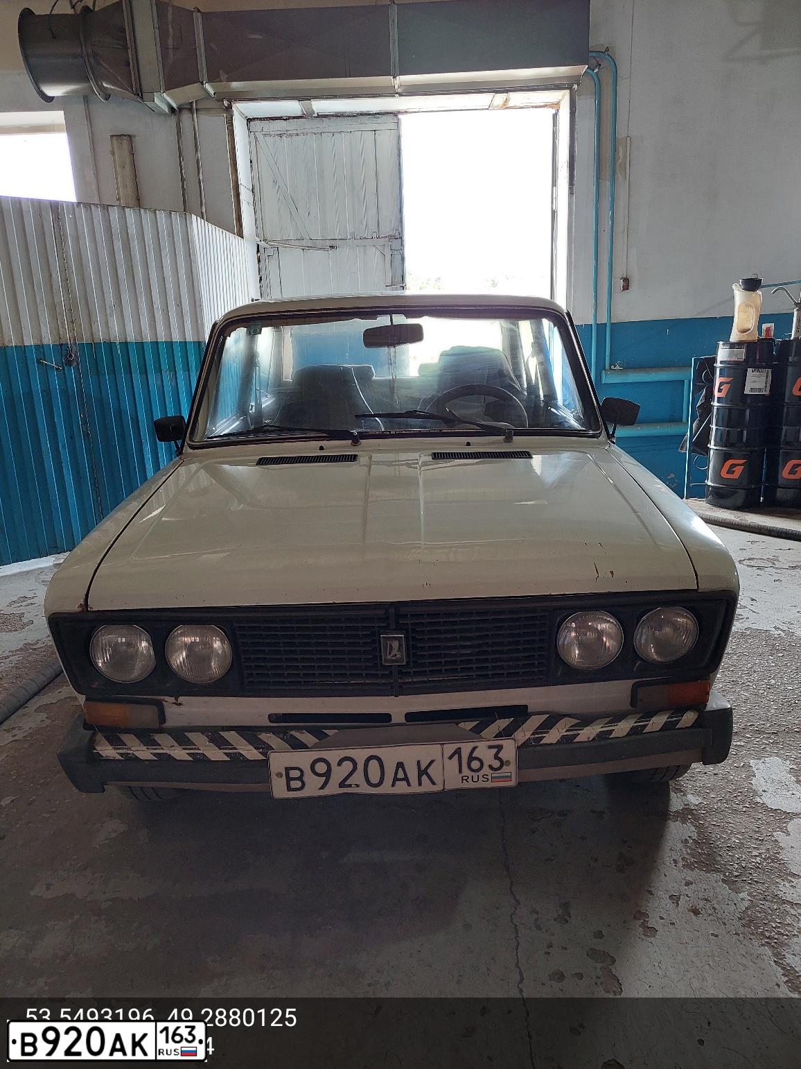 Фото автомобиля LADA 2106, 1999 — госномер В920АК163. Цвет: ЯРКО-БЕЛЫЙ
