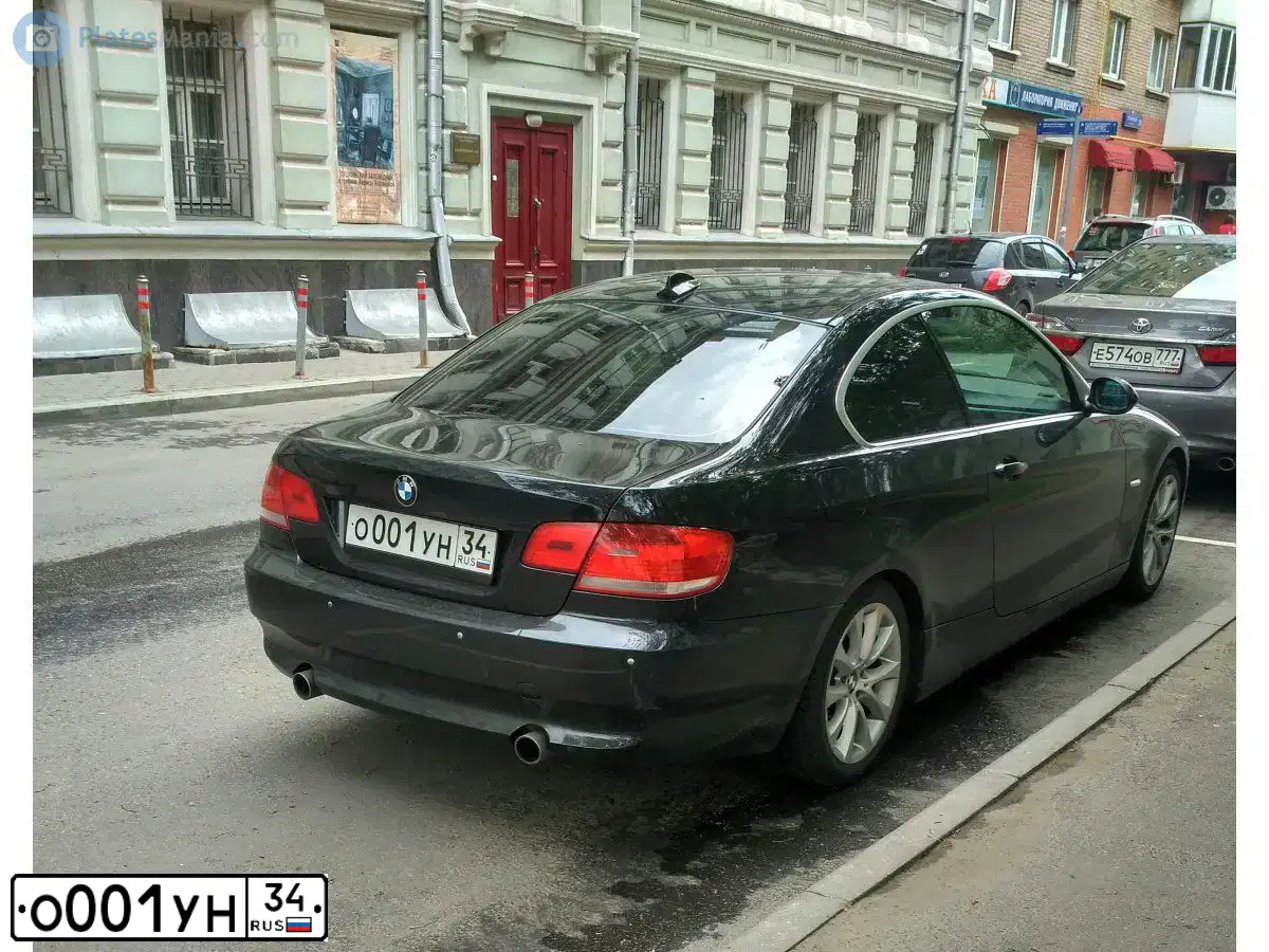 Фото автомобиля BMW X5, 2002 — госномер О169МС134. Цвет: ЧЕРНЫЙ