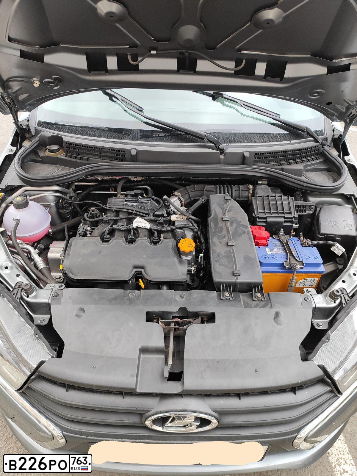 Фото автомобиля LADA VESTA, 2020 — госномер В226РО763. Цвет: СЕРЫЙ
