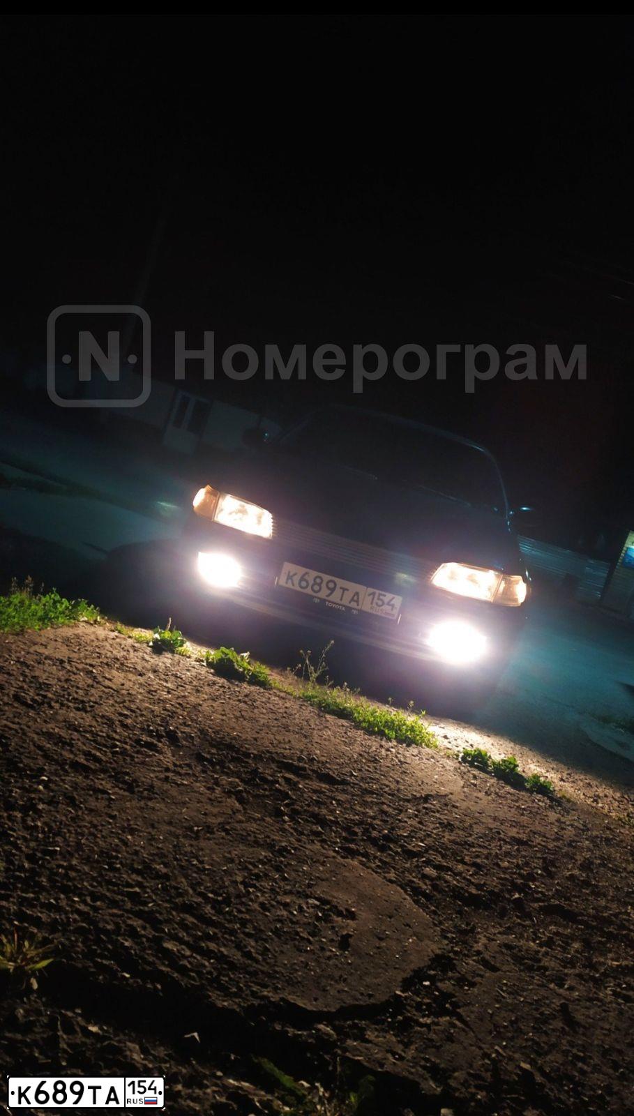 Фото автомобиля TOYOTA CARINA, 1993 — госномер К689ТА154. Цвет: ТЕМНО-СЕРЫЙ