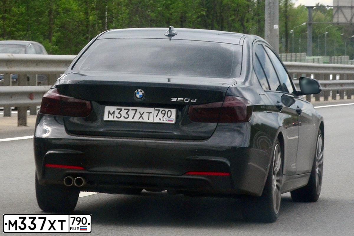 Фото автомобиля BMW SERIE 3, 2018 — госномер М337ХТ790. Цвет: ЧЕРНЫЙ