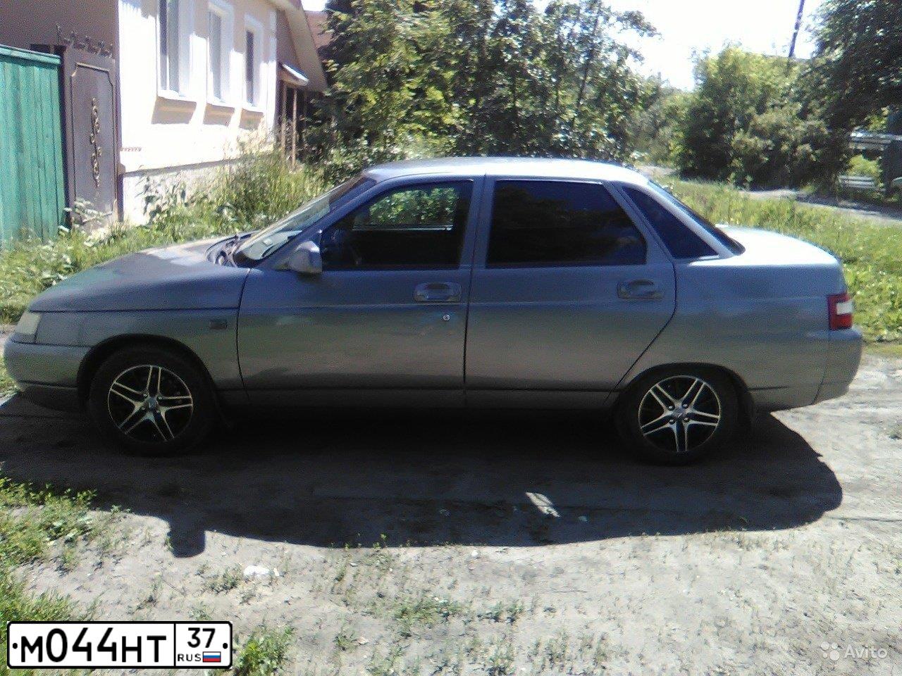 Фото автомобиля LADA 2110 LADA, 2006 — госномер М044НТ37. Цвет: СЕРО-ЗЕЛЕНЫЙ