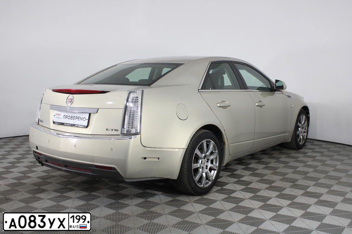Фото автомобиля CADILLAC CTS, 2009 — госномер А083УХ199. Цвет: БЕЖЕВЫЙ