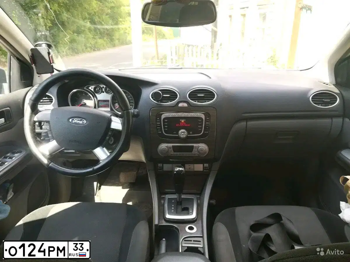 Фото автомобиля FORD FOCUS, 2008 — госномер М303ТУ33. Цвет: ТЕМНО-СЕРЫЙ