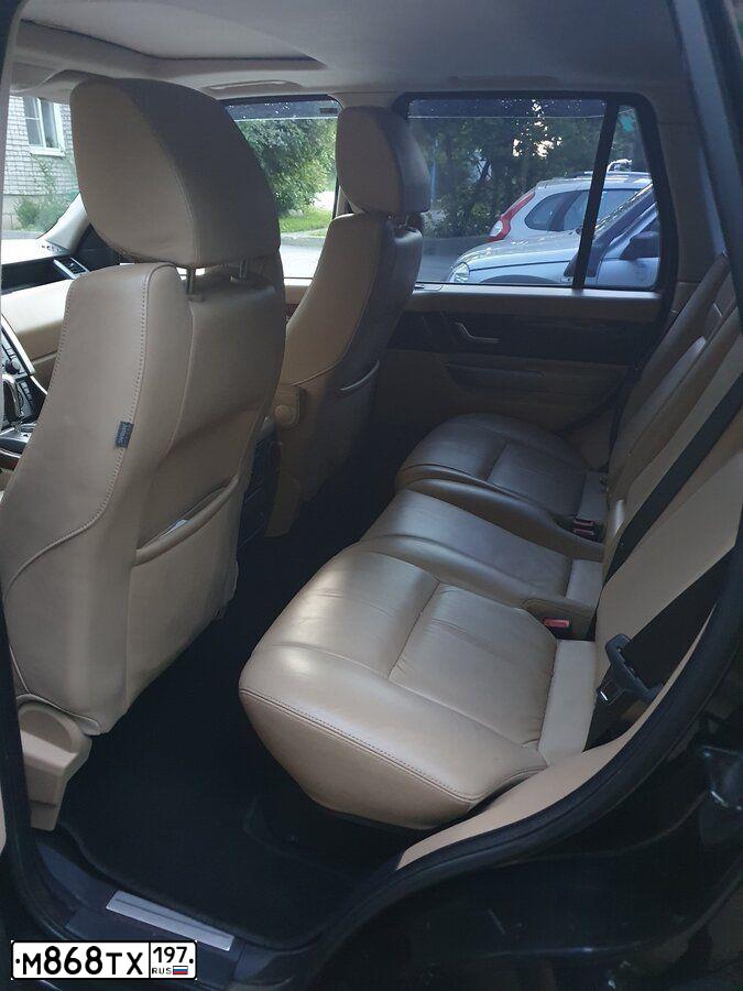 Фото автомобиля LANDROVER RANGE ROVER SPORT, 2008 — госномер А770ХЕ750. Цвет: ЧЕРНЫЙ