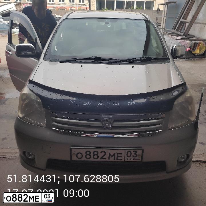 Фото автомобиля TOYOTA RAUM, 2003 — госномер О882МЕ03