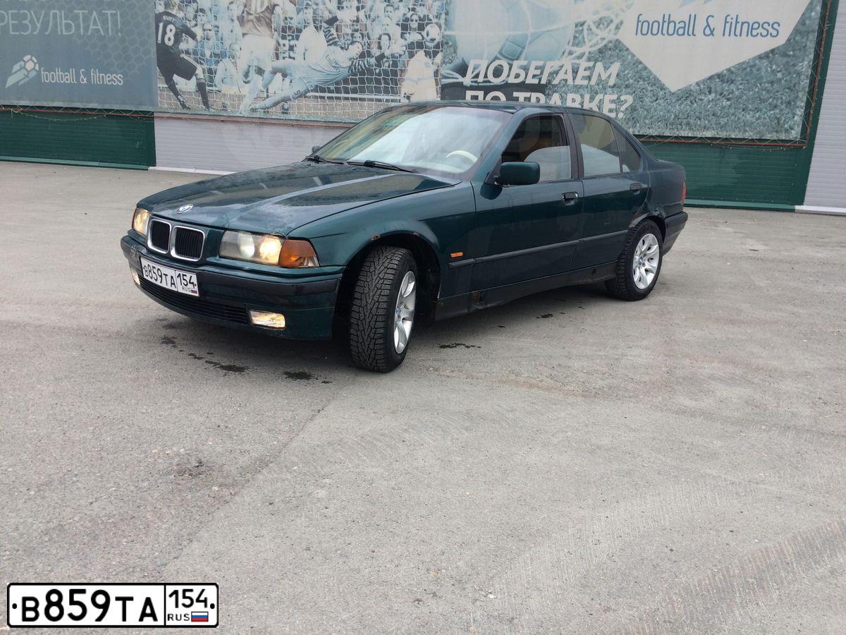 Фото автомобиля BMW W SERIE 3, 1997 — госномер О175КР142. Цвет: ЗЕЛЕНЫЙ