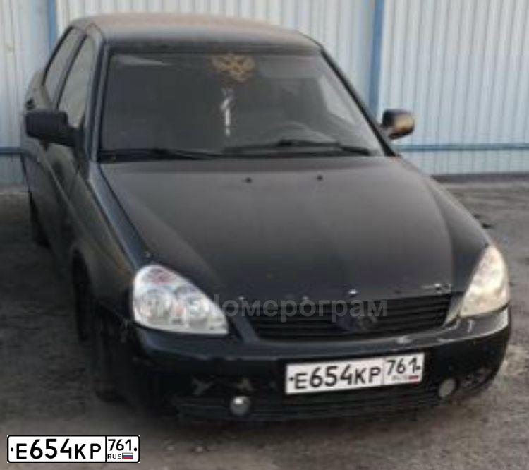 Фото автомобиля LADA 2170 PRIORA, 2008 — госномер Р161НЕ161. Цвет: ЗЕЛЕНЫЙ ТЕМНЫЙ