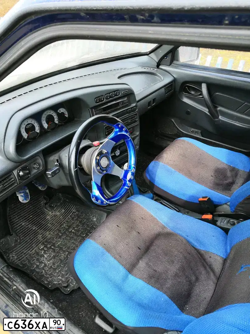 Фото автомобиля LADA 2115 SAMARA, 2005 — госномер С636ХА90. Цвет: Серебристо-темно-синий