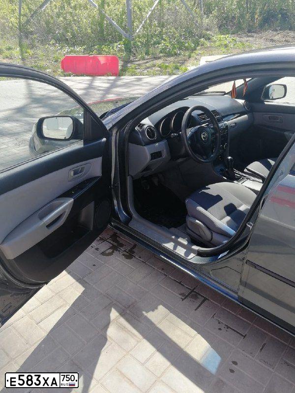 Фото автомобиля MAZDA 3, 2008 — госномер О938МР62. Цвет: СЕРЫЙ