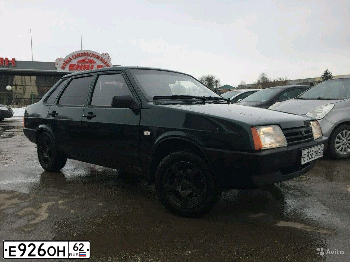 Фото автомобиля LADA 2109 SAMARA, 2002 — госномер Е926ОН62. Цвет: Темно-зеленый