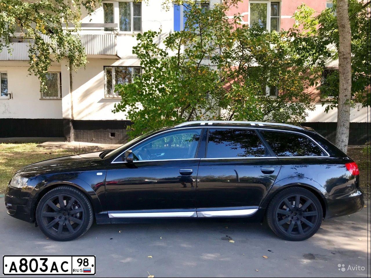 Фото автомобиля AUDI A6 ALLROAD QUATTRO, 2008 — госномер Р231РУ48