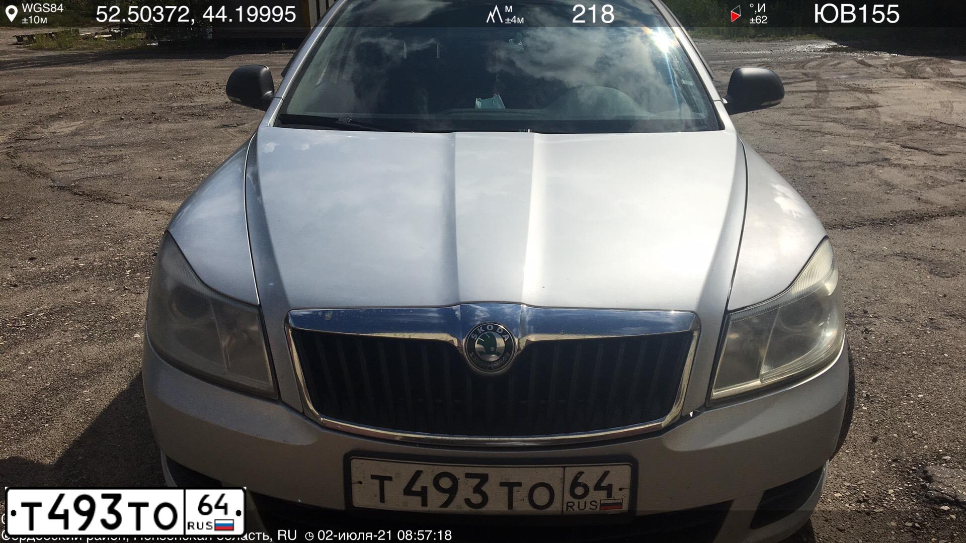 Фото автомобиля SKODA OCTAVIA, 2012 — госномер Т493ТО64