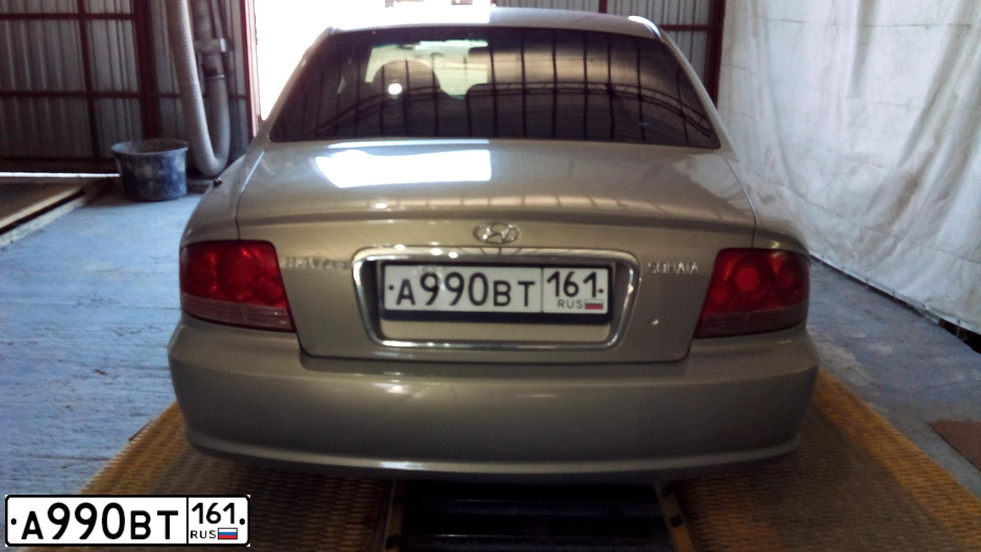Фото автомобиля TAGAZ SONATA, 2008 — госномер А990ВТ161. Цвет: СВЕТЛО-БЕЖЕВЫЙ