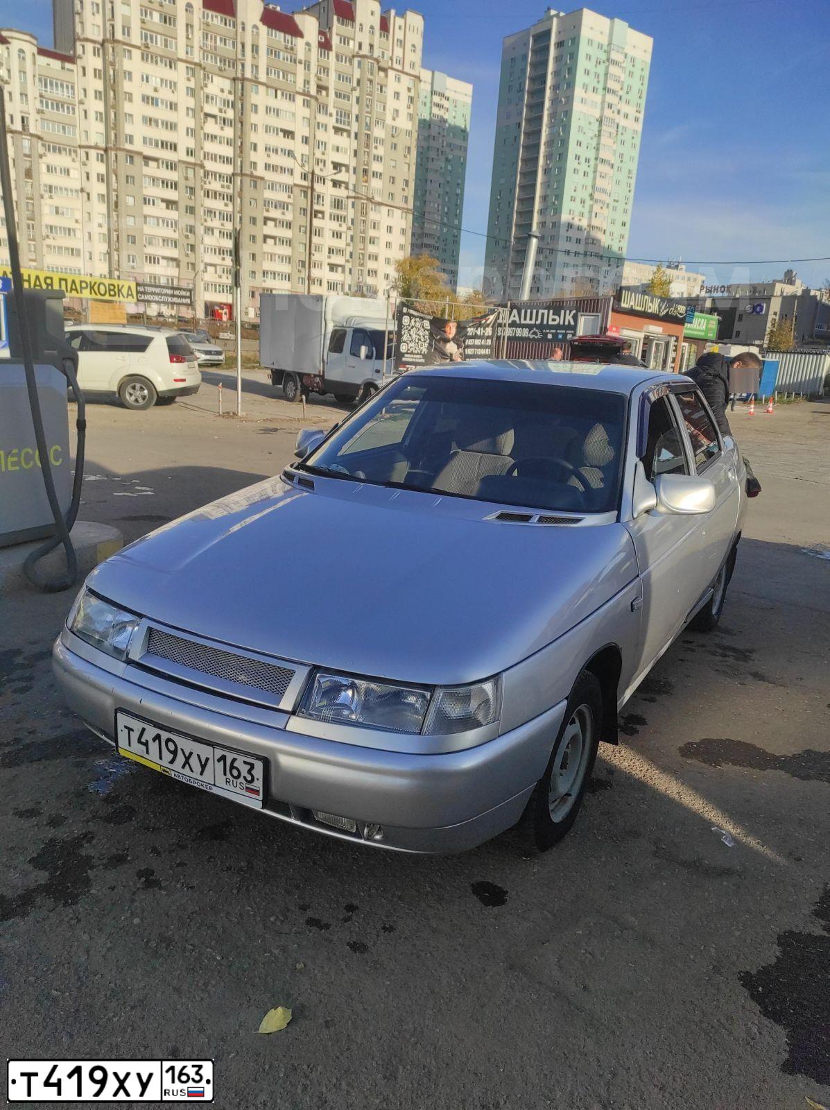 Фото автомобиля LADA 2110, 2003 — госномер М566МВ763. Цвет: Светло-Серебристый металлик