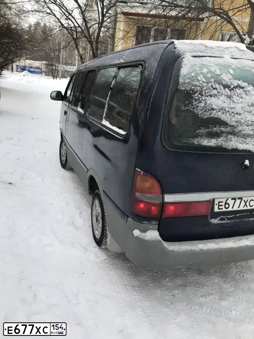 Фото автомобиля KIA PREGIO, 1995 — госномер Н835ОЕ154. Цвет: СИНИЙ