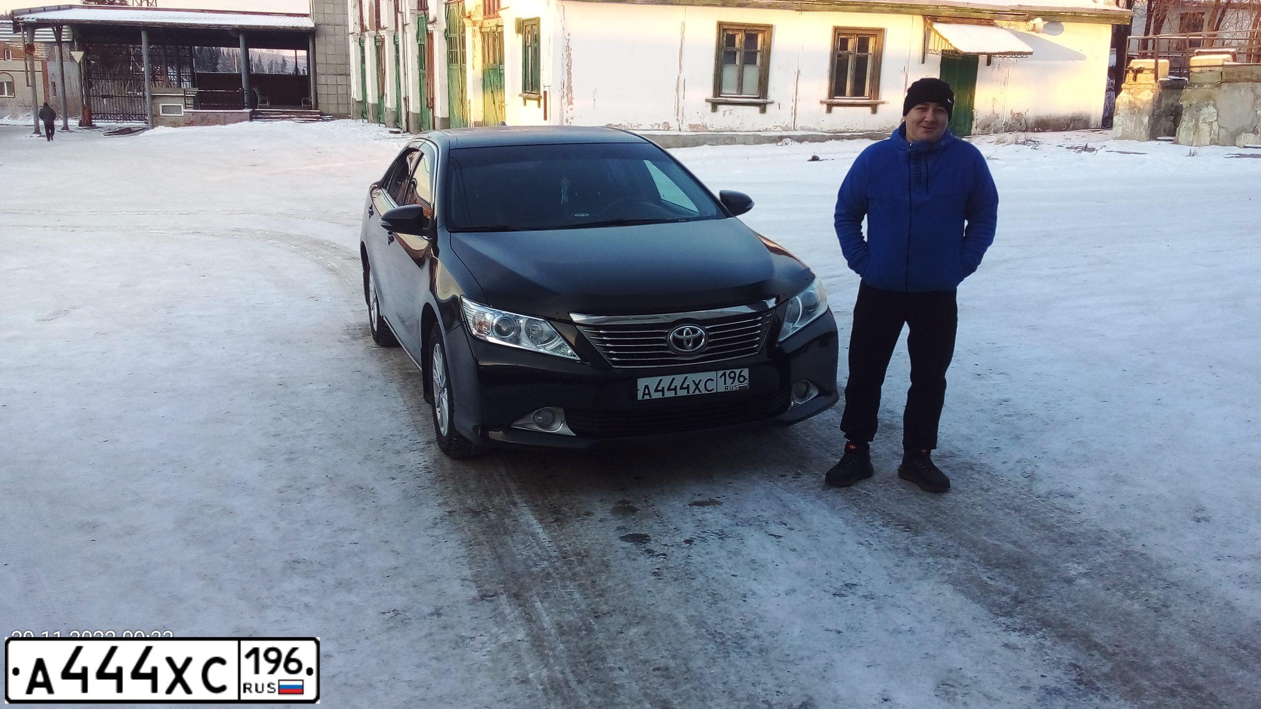 Фото автомобиля TOYOTA CAMRY, 2014 — госномер О295КВ159. Цвет: ЧЕРНЫЙ
