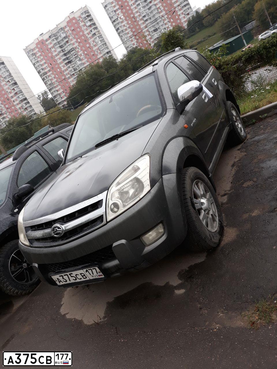 Фото автомобиля GREAT WALL HOVER, 2007 — госномер А375СВ177