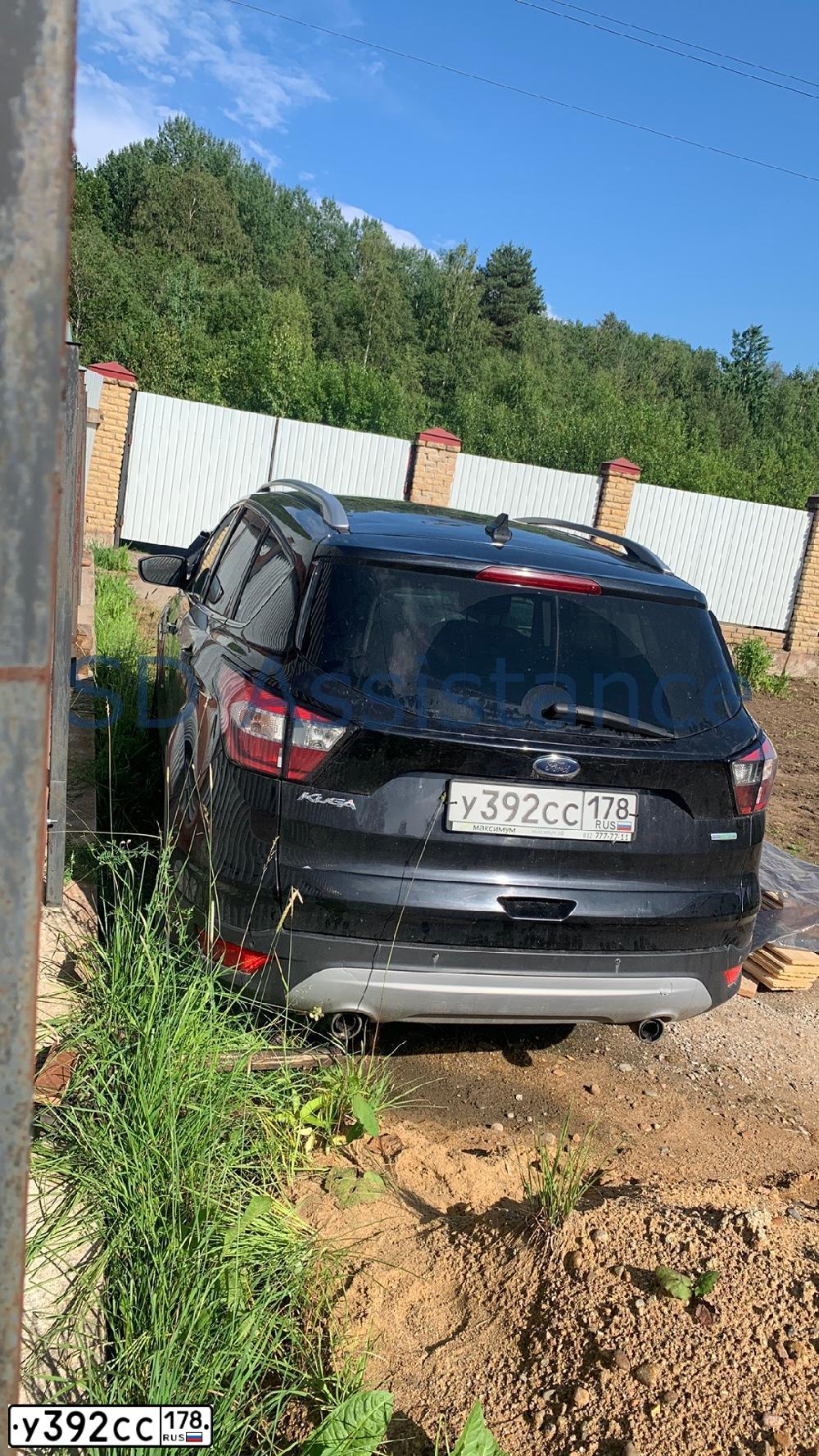Фото автомобиля FORD KUGA, 2017 — госномер Р718РС797. Цвет: ЧЕРНЫЙ