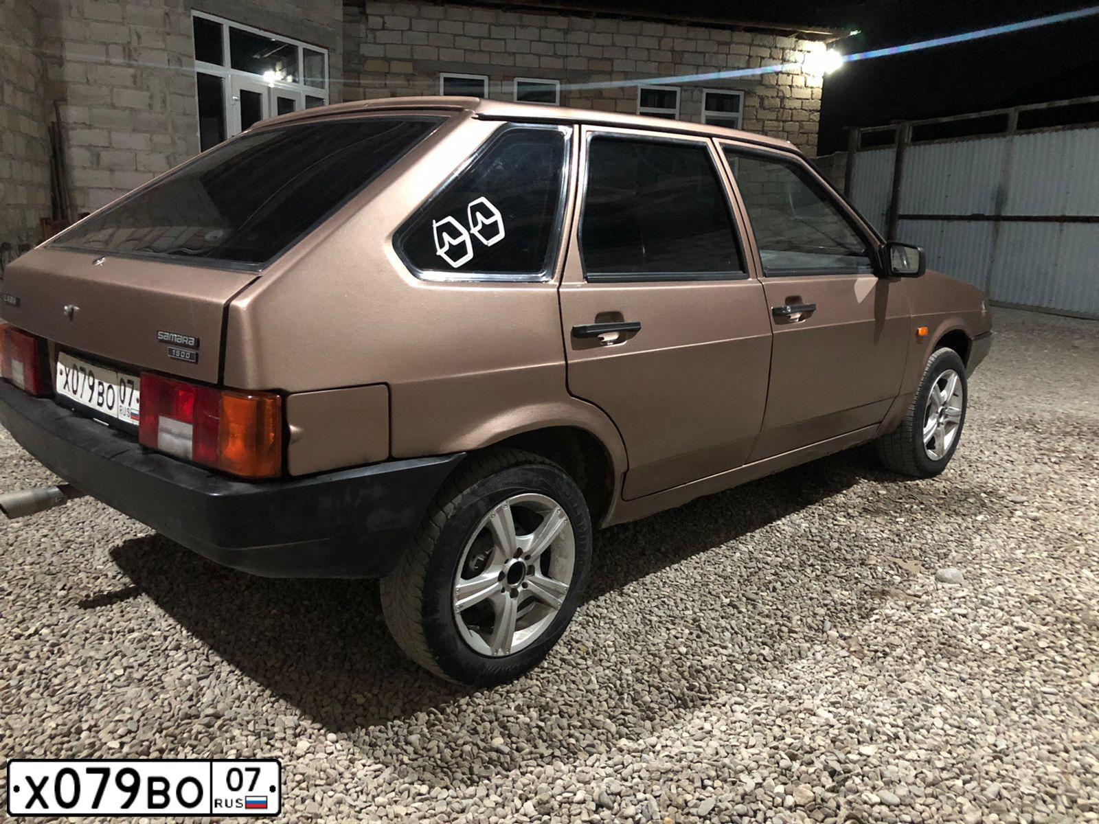 Фото автомобиля LADA 2114 SAMARA, 2004 — госномер А482КУ07. Цвет: ГРАФИТОВЫЙ МЕТАЛЛИК