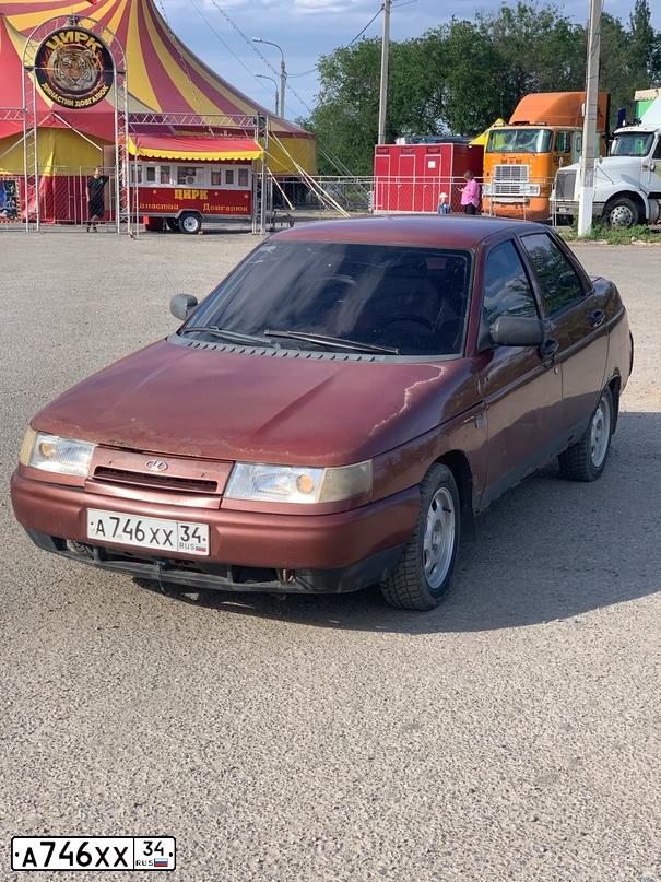 Фото автомобиля LADA 2110, 1999 — госномер А746ХХ34