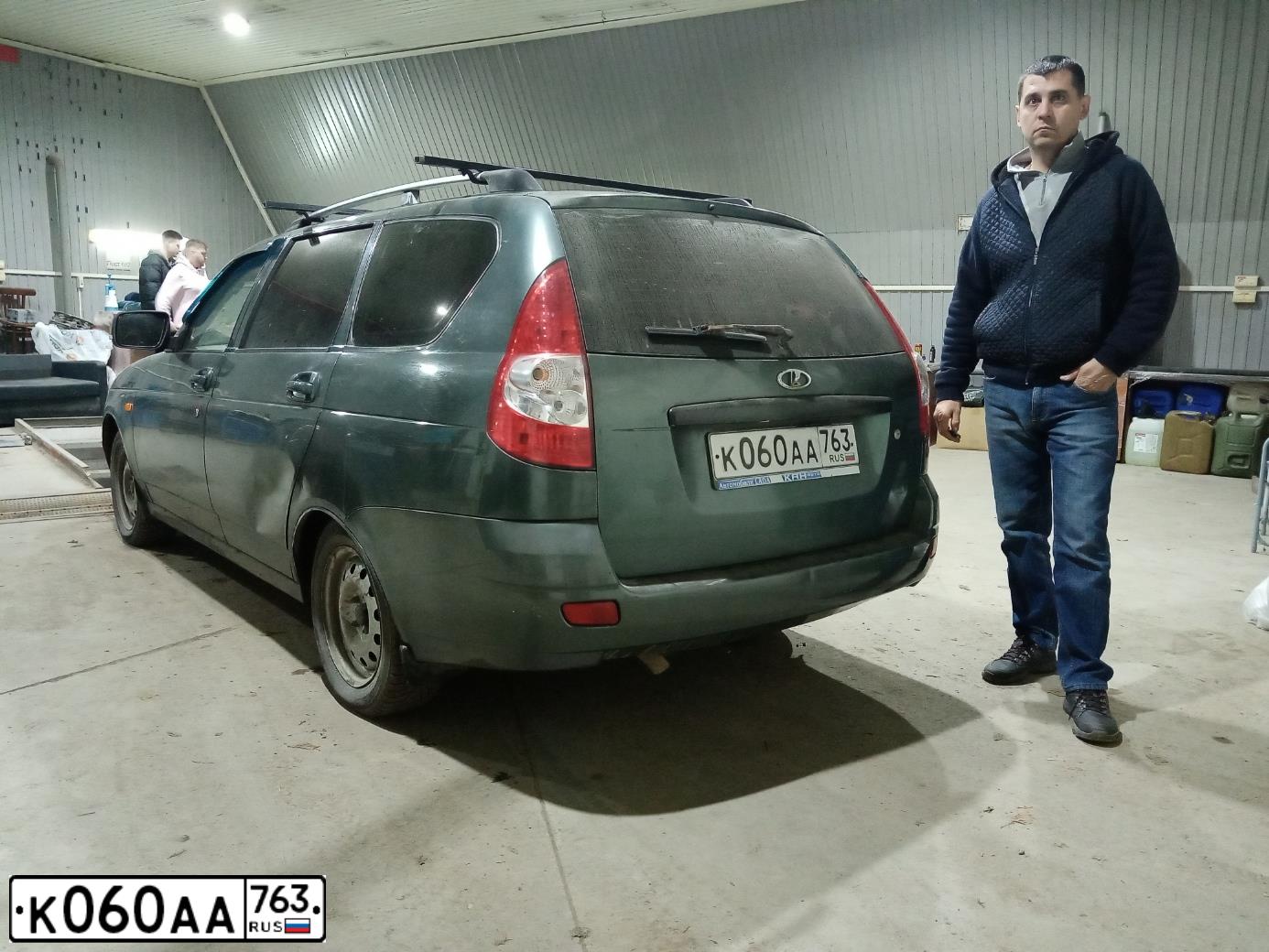 Фото автомобиля LADA 2171 PRIORA, 2010 — госномер К060АА763. Цвет: СЕРО-СИНЕ-ЗЕЛЕНЫЙ