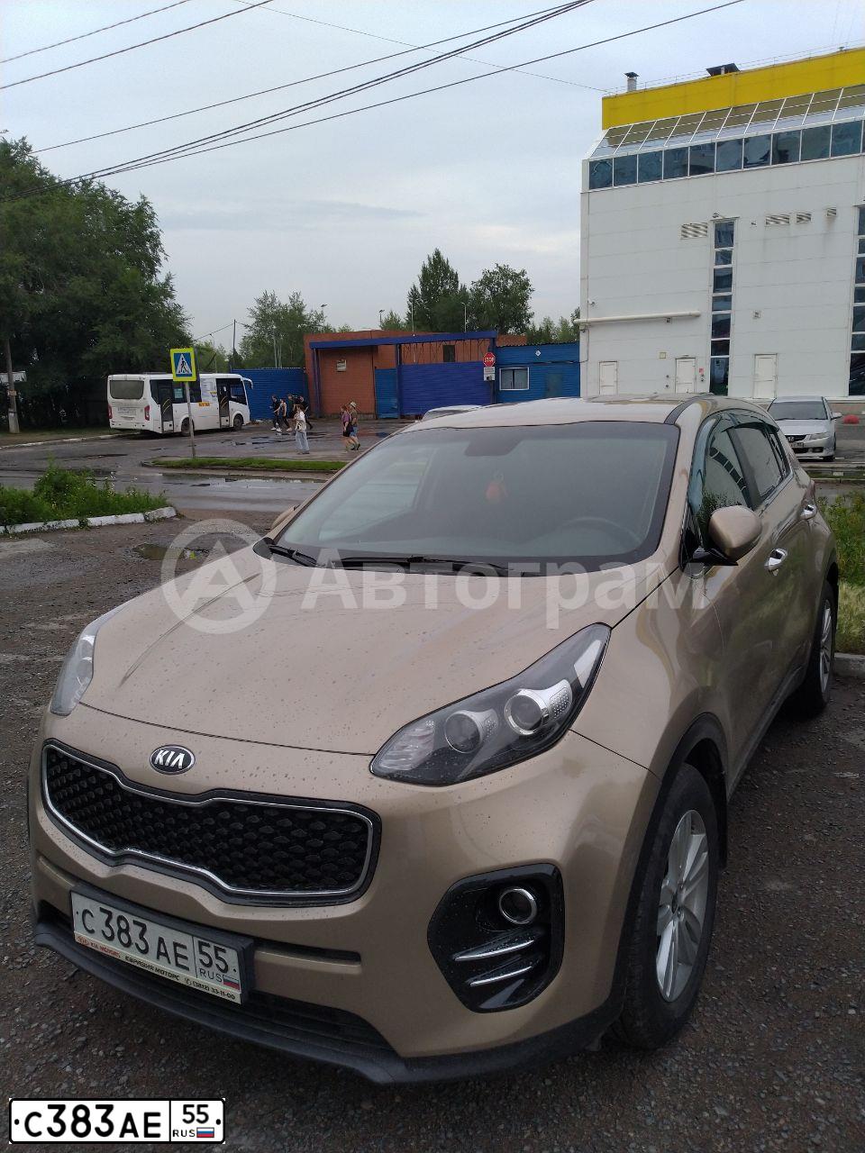Фото автомобиля KIA RIO, 2011 — госномер С383АЕ55. Цвет: СИНИЙ