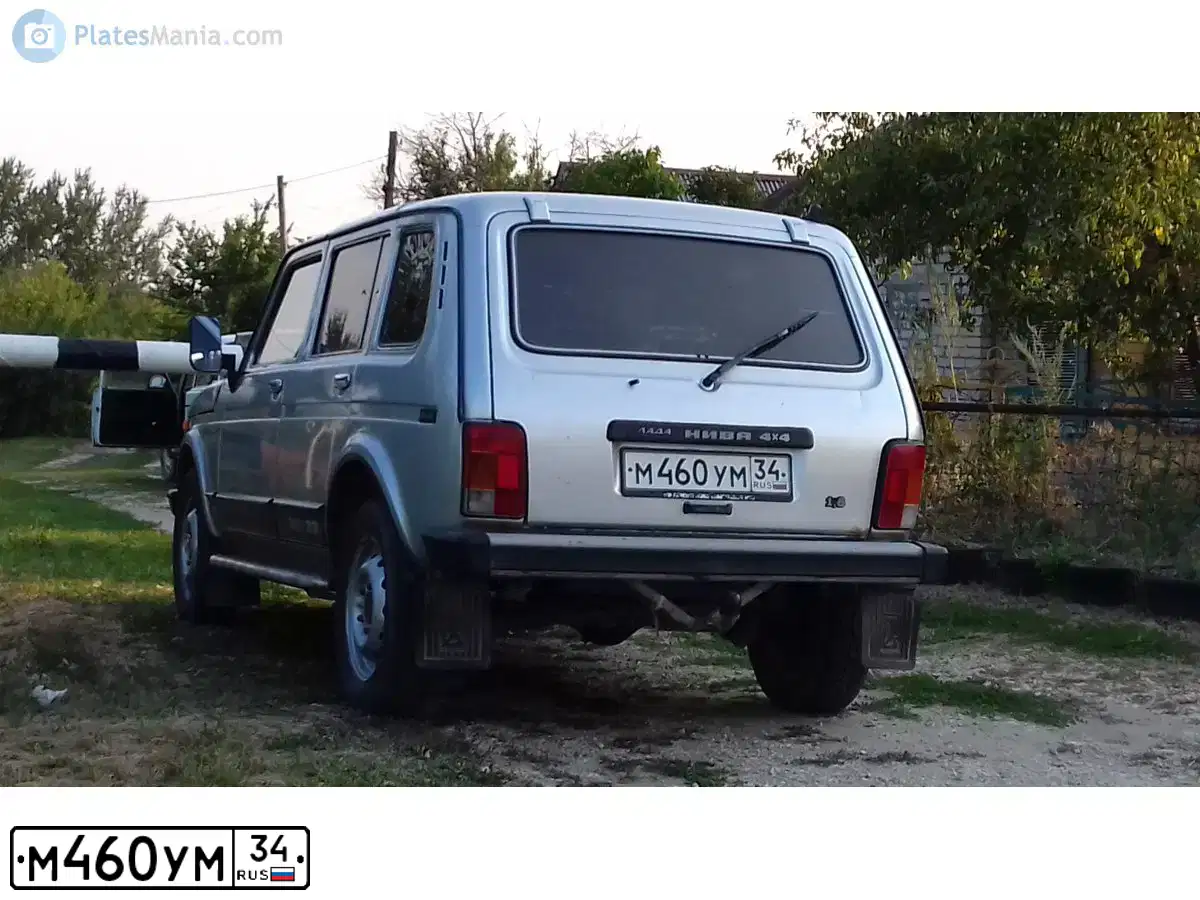 Фото автомобиля LADA 2131 NIVA, 2004 — госномер М460УМ34. Цвет: СВЕТЛО СЕРЕБРИСТЫЙ МЕТАЛЛ