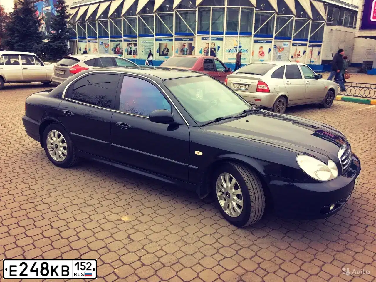 Фото автомобиля TAGAZ Z SONATA, 2005 — госномер Р948УР152. Цвет: ЧЕРНЫЙ