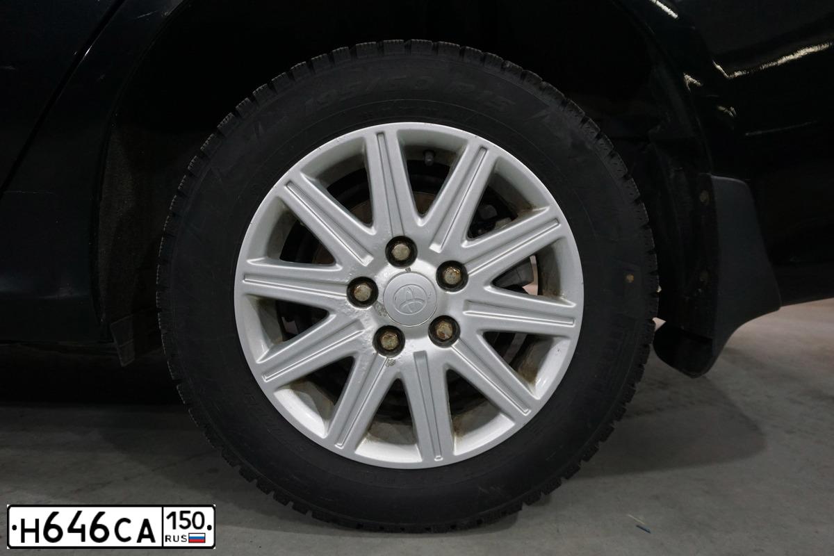 Фото автомобиля TOYOTA COROLLA, 2008 — госномер Т440КО58. Цвет: ЧЕРНЫЙ