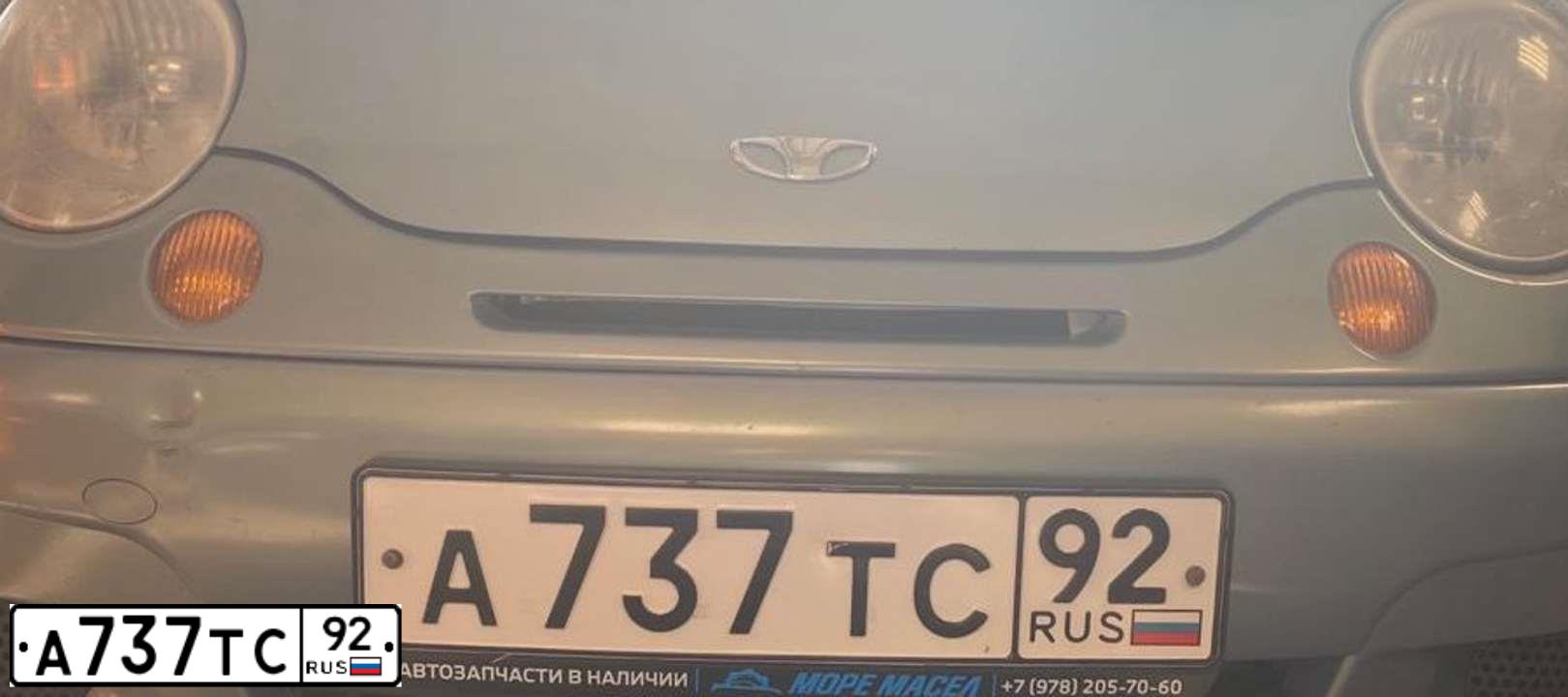 Фото автомобиля DAEWOO O MATIZ, 2006 — госномер М509ТК82. Цвет: СЕРО-ГОЛУБОЙ