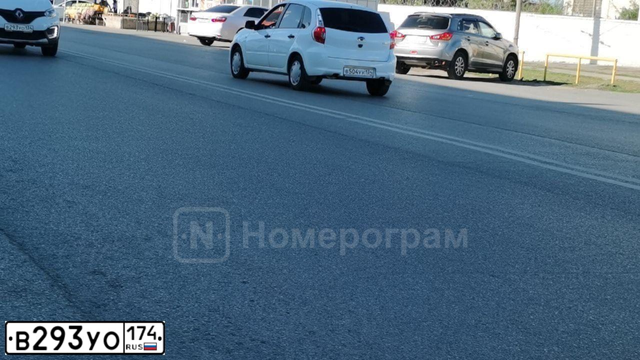 Фото автомобиля KIA RIO, 2019 — госномер В293УО174. Цвет: СЕРЕБРИСТЫЙ