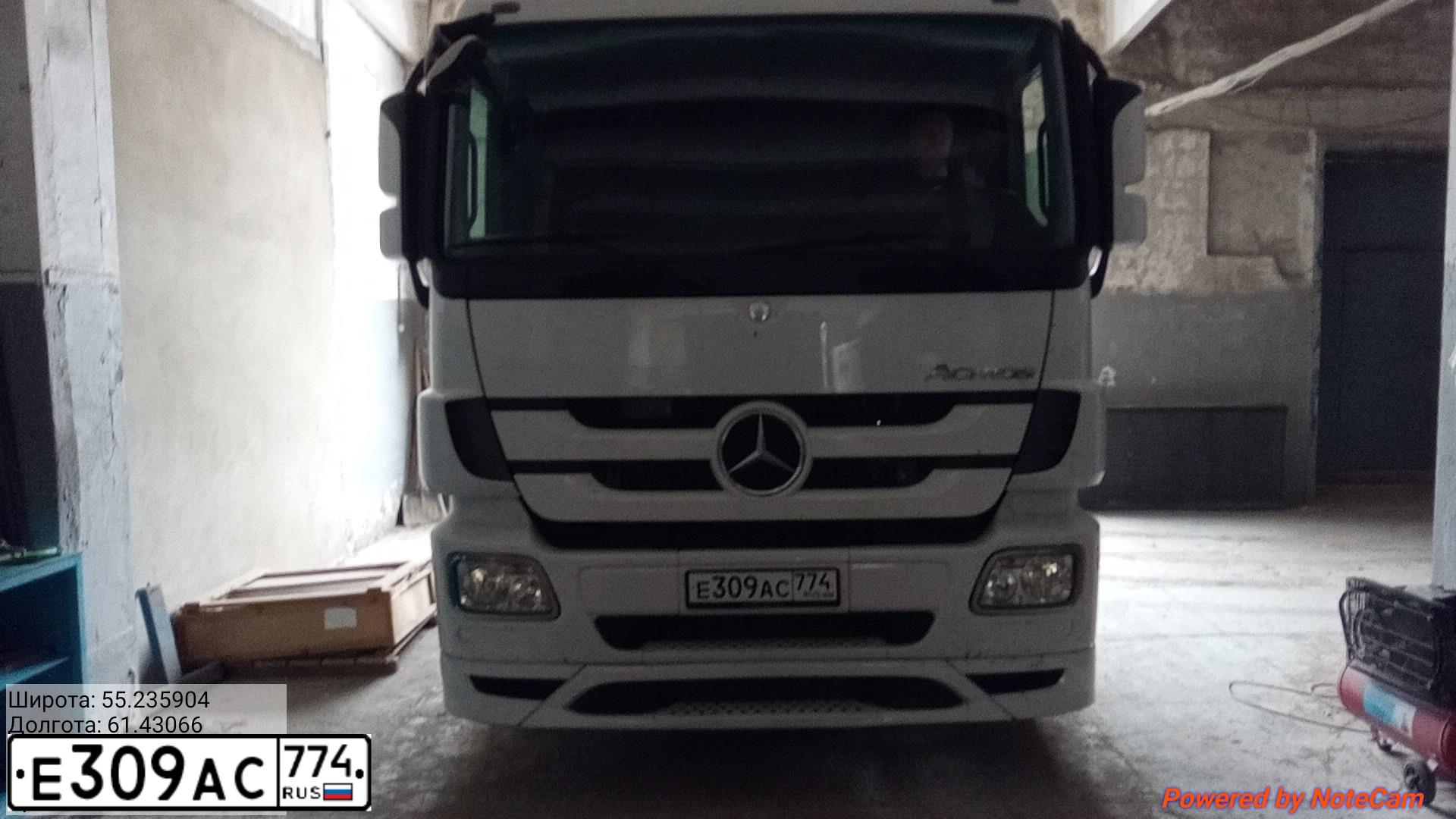 Фото автомобиля MERCEDES-BENZ ACTROS, 2014 — госномер У032ЕВ198