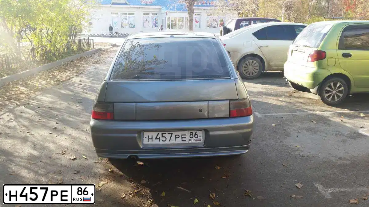 Фото автомобиля ВАЗ 21124, 2006 — госномер Х313КУ45. Цвет: СРЕДН.СЕРО-ЗЕЛЕНЫЙ МЕТ.