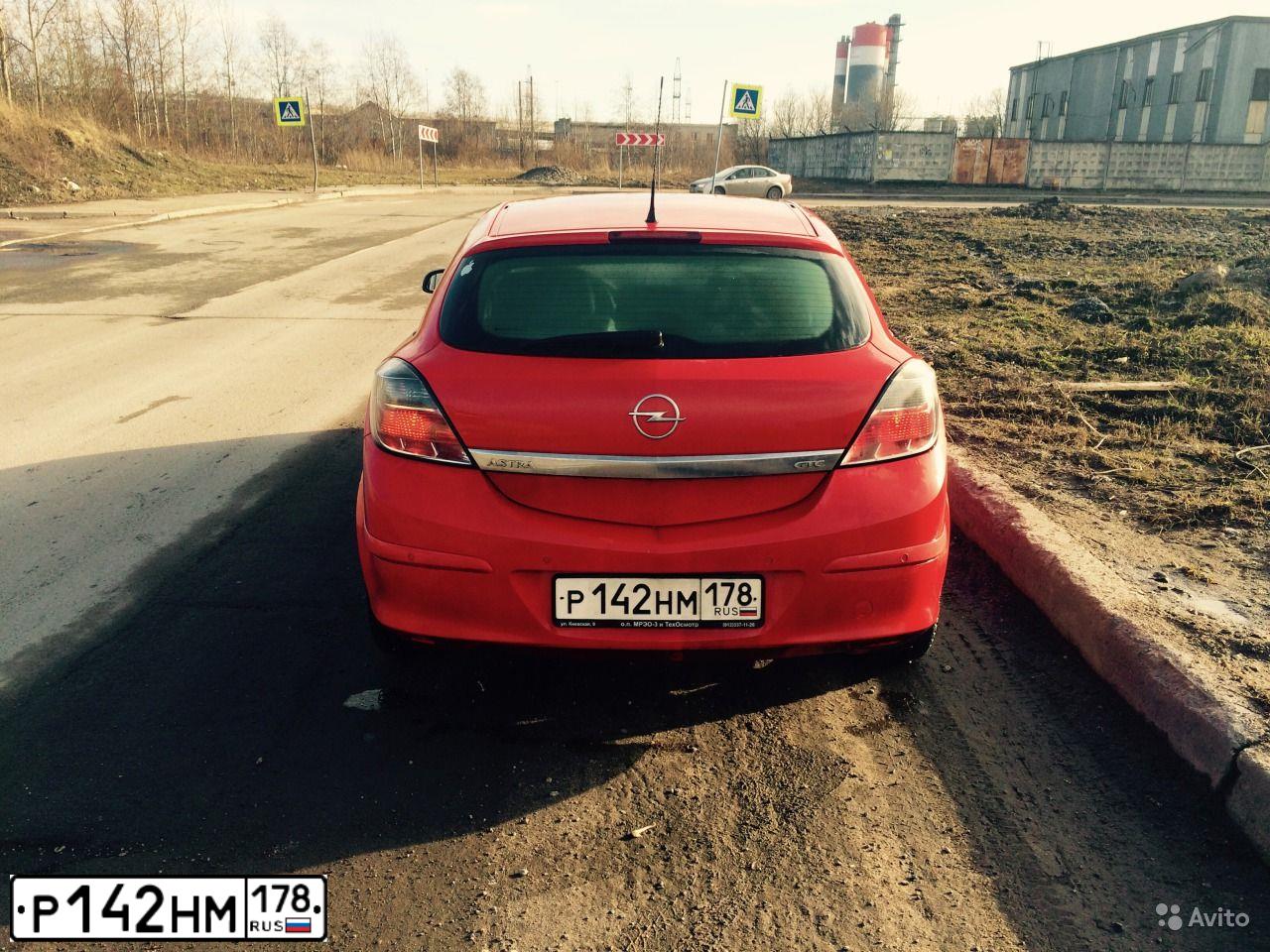 Фото автомобиля OPEL ASTRA, 2006 — госномер А602МХ761. Цвет: Красный