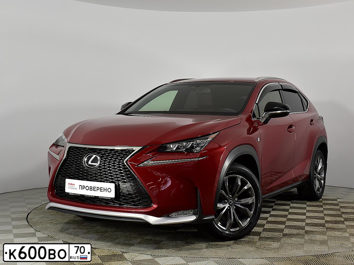 Фото автомобиля LEXUS NX, 2015 — госномер В950ХК147. Цвет: Красный