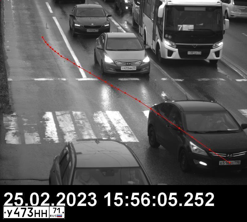 Фото автомобиля LADA 2107, 2006 — госномер Е065НВ71. Цвет: синий
