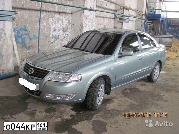 Фото автомобиля NISSAN ALMERA, 2007 — госномер О044КР161. Цвет: СЕРО-ЗЕЛЕНЫЙ